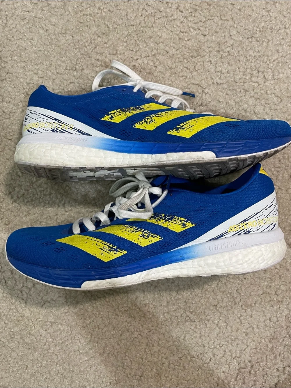 Adidas Adizero Boston 9 Marathon 2021 Edition Men's Running Sneakers Size 8.5